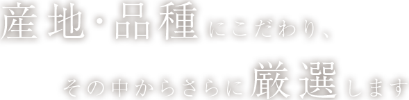 さらに厳選します